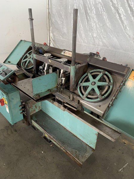 9" X 14" W.F. WELLS W-914A CNC HORIZONTAL AUTOMATIC BANDSAW. STOCK # 0872224