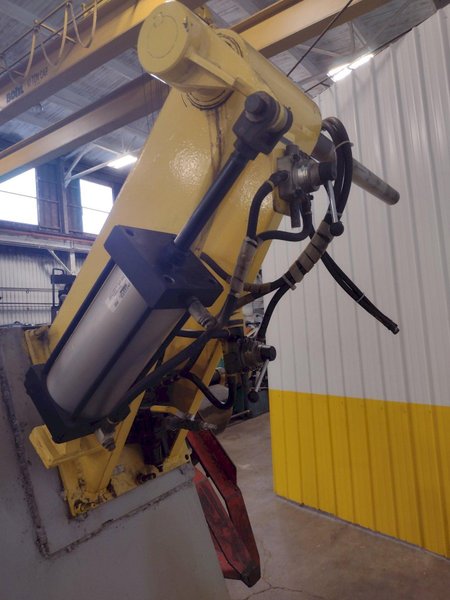 10,000 LB 5 TON X 30" RED BUD (RBI) MODEL #RM24-16 MOTORIZED POWER COIL REEL / UNCOILER STOCK #3188