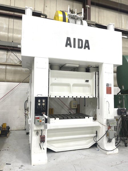 200 ton Aida Straight Side Mechanical Metal Stamping Press For Sale Model # NL2-200, Year 1986
