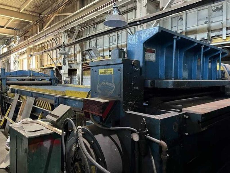 72" x 0.200" x 50,000# Voss Cut To Length Line STOCK# 3468