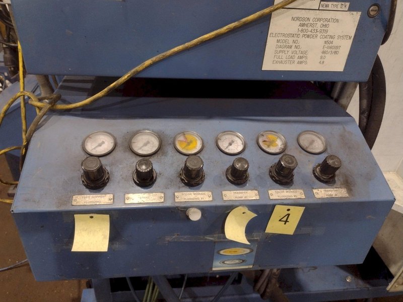NORDSON POWDER COAT PAINT SYSTEM WITH FEEDER &amp; I-CONTROL: YOBRO #26271
