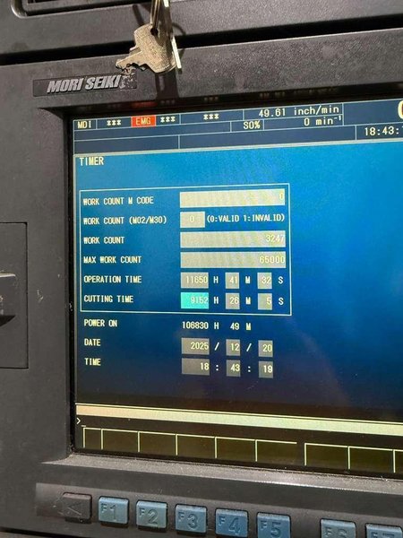 Mori Seiki DuraCenter 5 5-Axis CNC Vertical Machining Center – Mill