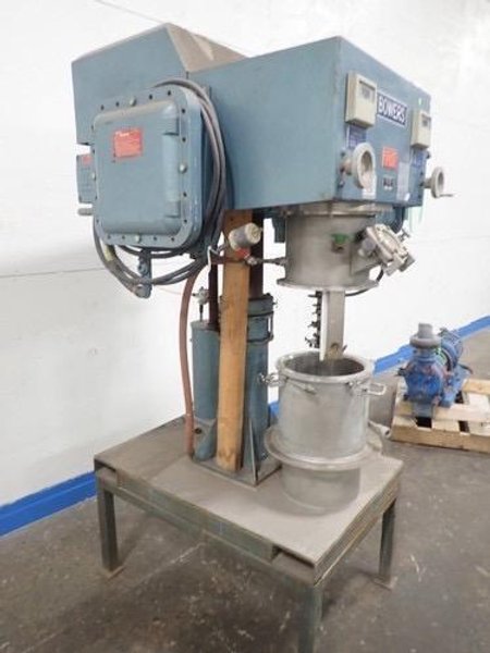 Bowers 10L Vacuum Orbital Shaft Mixer With Stainless Steel Jacketed Bowl