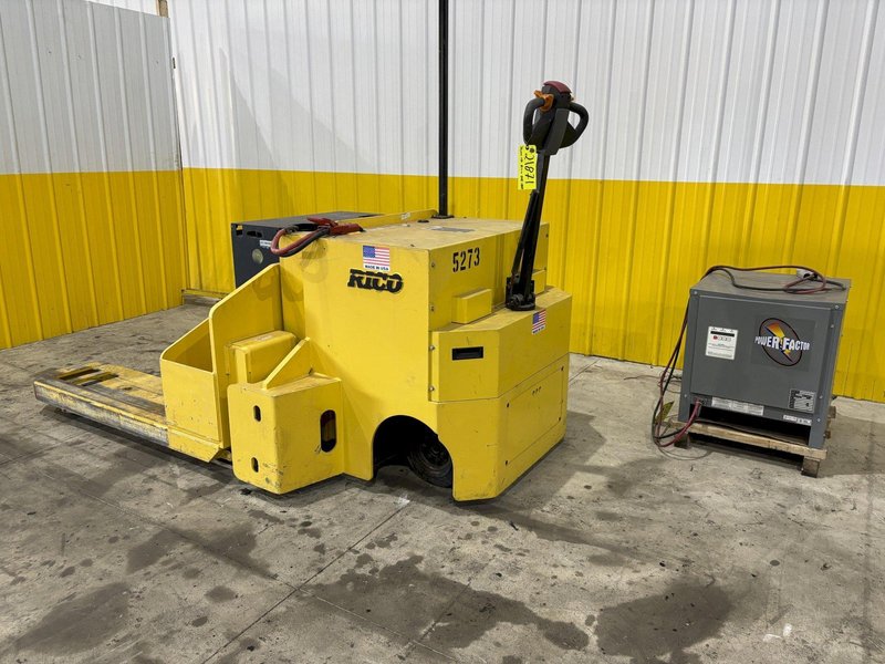 30,000 LBS RICO MODEL #PWH-DD-300 ELECTRIC DIE CART OR COIL CAR TYPE FORKLIFT: STOCK #21871