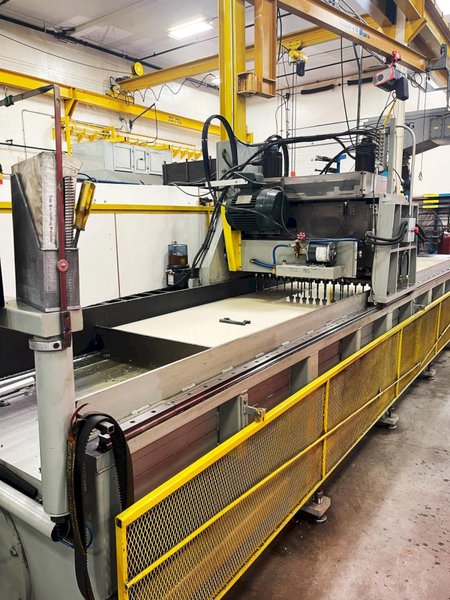 4’ x 26’ multi spindle CNC Gantry Drilling Machine
