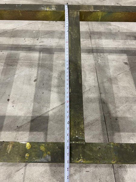10,000 LBS X 12' HEAVY DUTY MOBILE TRANSFER CART WITH FORK POCKETS: STOCK #20243