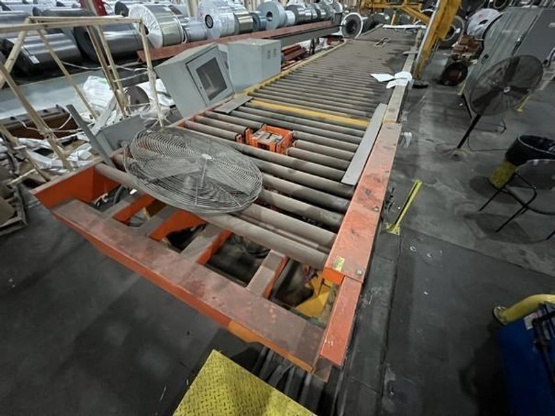 72" x 10,000 LB Banding Line With 5 Ton Monorail System STOCK #3044