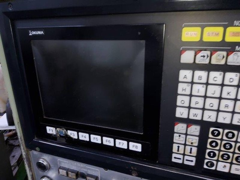 OKUMA MODEL #GA-34N CNC CYLINDRICAL GRINDER W/ TOOLING, MIST COLLECTOR &amp; FILTER: YOBRO #26469