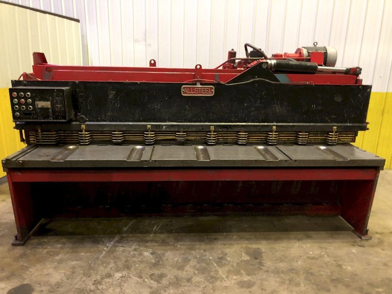 10' X 10 GAUGE ALLSTEEL METAL HYDRAULIC POWER SQUARING SHEAR: STOCK #18315