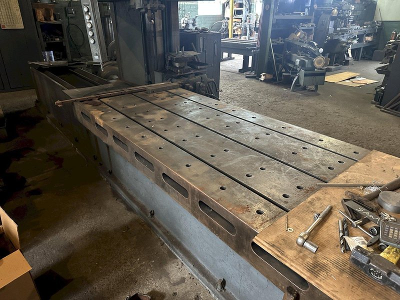 120" x 38" TABLE GRAY 3 HEAD x 40 HP OPENSIDE PLANER: YOBRO #26438