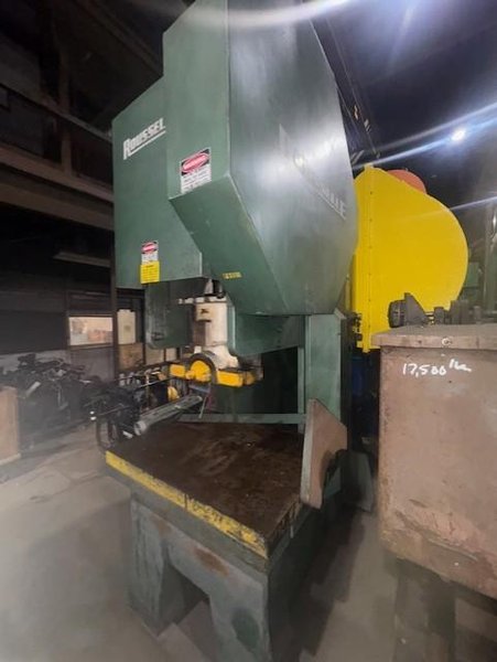 120 TON ROUSSELLE MODEL #G1-120 OBI STAMPING PRESS 3" STROKE STOCK# 4475