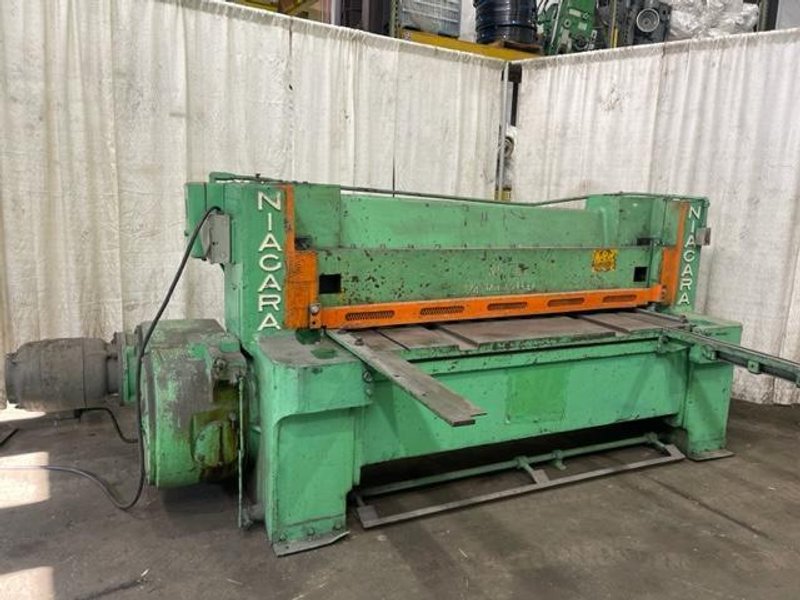 6' X 1/4" NIAGARA MODEL #76B POWER SQUARING SHEAR: STOCK #76550