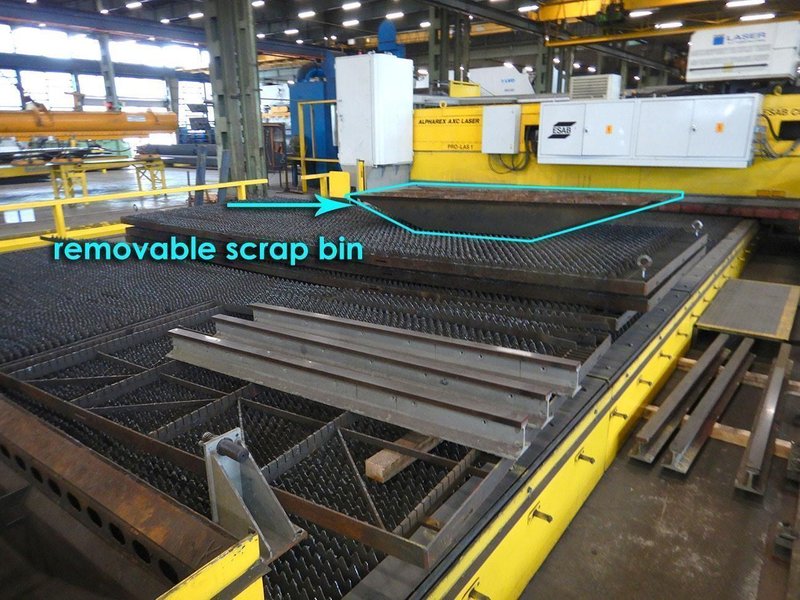 ZM - 24 downdraft tables for laser/plasma/oxy machines
