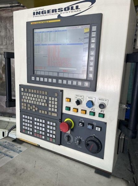 Ingersoll MasterMill 5-Axis CNC Bridge Mill, X-196″ w/Pallet Shuttle USED
