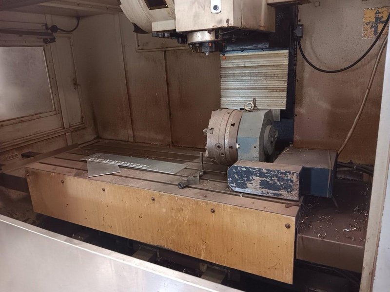 Sharp SV-6030, VMC, 2008 – w/ 4th Axis Rotary, CTS, 10,000 RPM Spindle, Box Way Machine, Under Power Inspection Ready