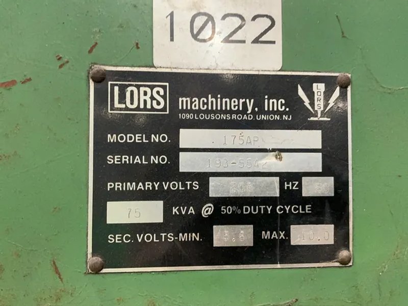 Lors Press-type Spot Welder  - 175ap