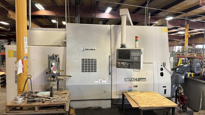 2007 Okuma Impact LU45 4 Axis CNC Lathe