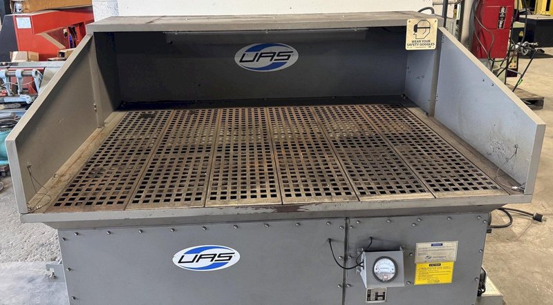 United Air Specialist Downdraft Bench SDB, 2500 CFM, 55" x 80" Work Surface, 3 HP