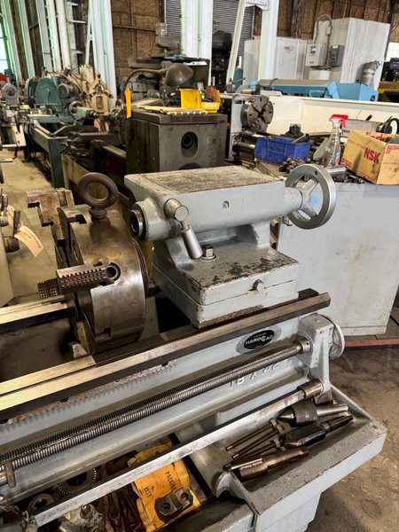 18" x 42" Cincinnati Tray-Top Lathe, 980 RPM, Chucks, 3 HP
