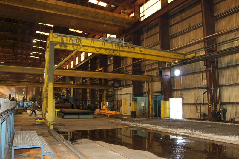 11 TON X 38' PROSERV SINGLE LEG POWERED GANTRY CRANE, NEW 2015: YOBRO #24061