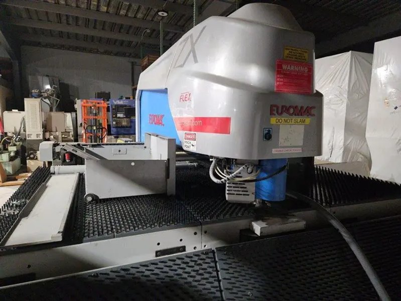 USED EUROMAC ZX FLEX 33 TON CNC PUNCHING MACHINE WITH TOOL ROTATION