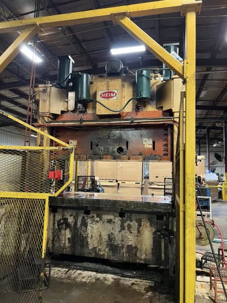 HEIM 400 TON SSDC PRESS, S/N H2691, STOCK# 14128J