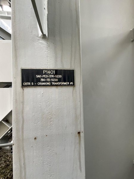 #5 cranker (not available now) HICO Three Phase Shell Form Transformer, Rated Capacity  81000/108000/135000 KVA, 345000 HV, 13800 XV, 13800 LV, Class ONAN/ONAF1/ONAF2