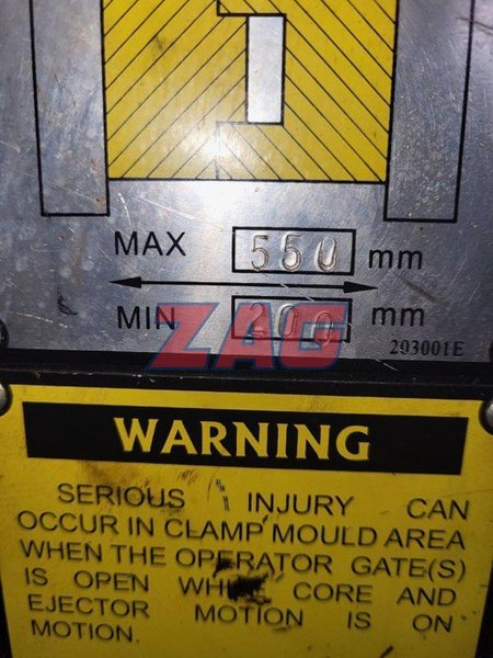Haitian Used Saturn 2000-700 Injection Molding Machine, 225 US ton, 16 oz.