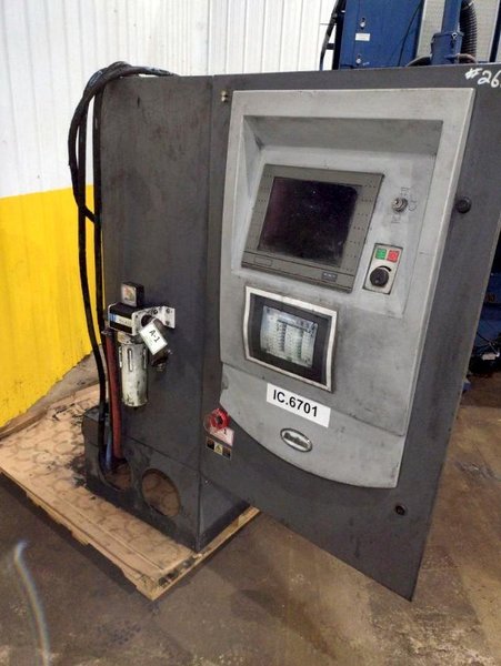NORDSON POWDER COAT PAINT SYSTEM WITH FEEDER &amp; I-CONTROL. STOCK # 0985226