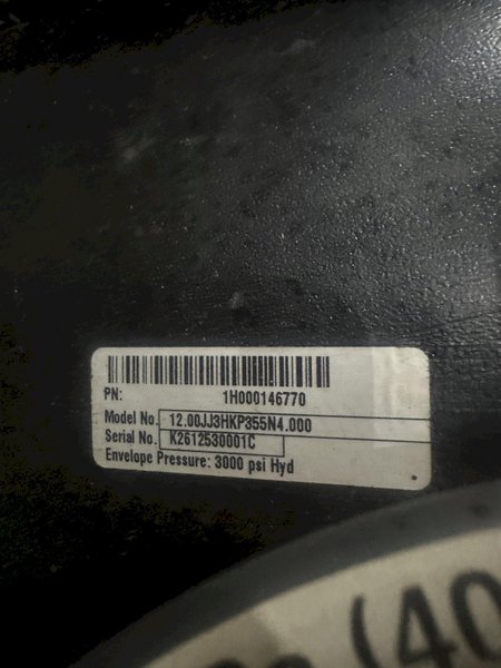 100 TON ROLLFORM INC HYDRAULIC 4 POST CUTOFF &amp; POWER UNIT, 12" STROKE: YOBRO #24328