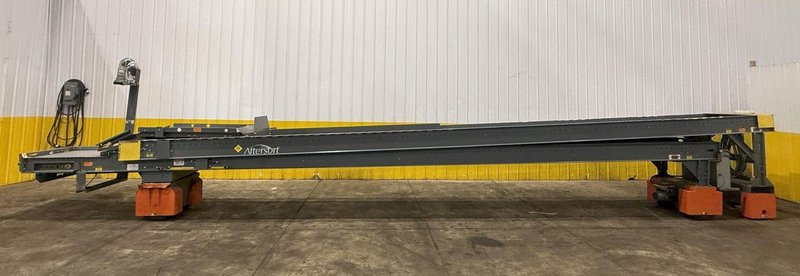 64 FT X 35" ROACH MODEL #TL2 TRUCKLOADER TWO-STAGE POWERED TELESCOPING ROLLER CONVEYOR: YOBRO #25707
