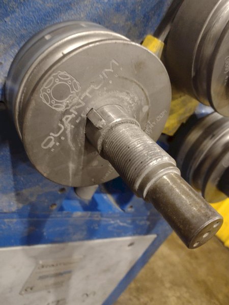 2" X 2" X 1/4" TAURING MODEL #BS50HV HYDRAULIC ANGLE BENDING ROLL: YORBO #24869