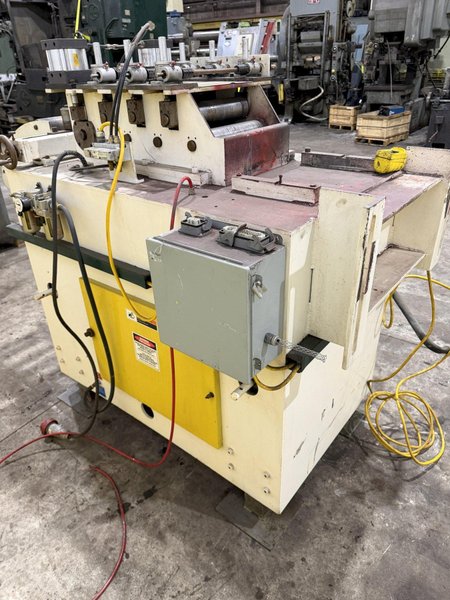 12" WIDE x .156" CHS MODEL #PTS-300-7-12 7 ROLL COIL STRAIGHTENER - PULL THROUGH: YOBRO #24164