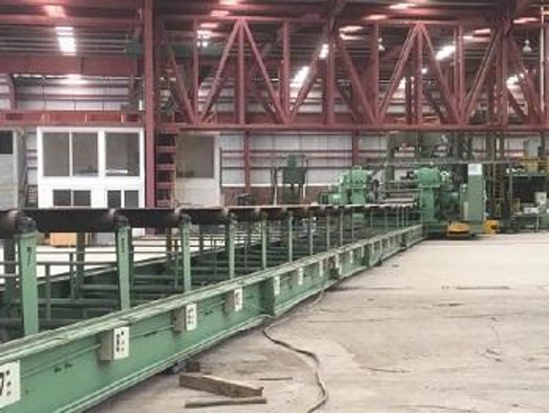 72" (1,800mm) x 1" (25.4mm) Blohm &amp; Voss (2 Step) API Spiral Pipe Mill