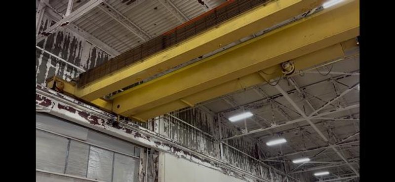 15 &amp; 7.5 TON X 56' DRESSER DOUBLE GIRDER BRIDGE CRANE: STOCK #80770