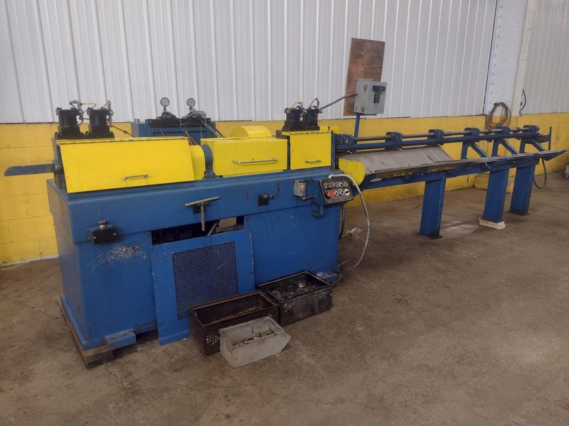 1/4" PATTERSON MODEL #1975 WIRE STRAIGHTENER &amp; CUTOFF MACHINE: STOCK #16362