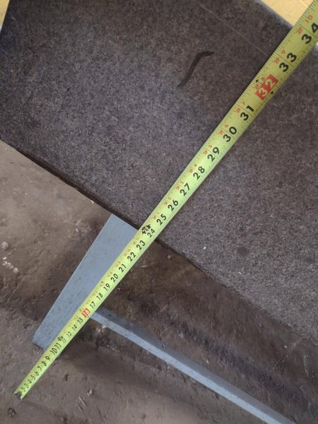 8' X 4' X 10" CHALLENGE PRECISION LAYOUT INSPECTION GRANITE TABLE: STOCK #23801