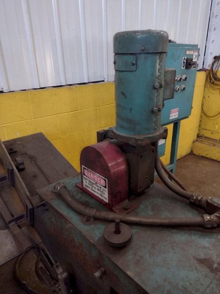 3" x 12' BUCKEYE MFG MODEL #56-98326 TUBE &amp; PIPE ROTARY BRUSH DEBURRING MACHINE: STOCK #16173