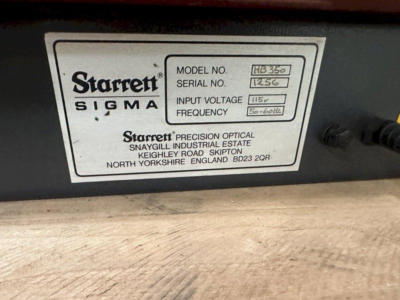 14" STARRETT MODEL #HB350 COMPARATOR : STOCK #77970