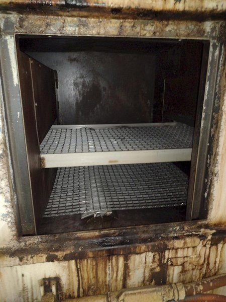 24" X 12" X 3 STAGE RANSOHOFF MODEL SURECLEAN MESH BELT CONVEYOR PARTS WASHER. STOCK # 0237725
