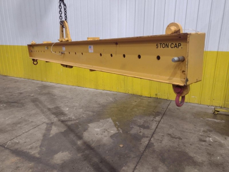 10,000 LBS X 128" X 10" CALDWELL MODEL #17-5-10 SPREADER BAR: YOBRO #24576
