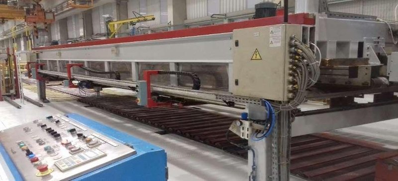 1500mm x 3mm Bonak Loop Cut to Length Line with Electromagnetic Stacker