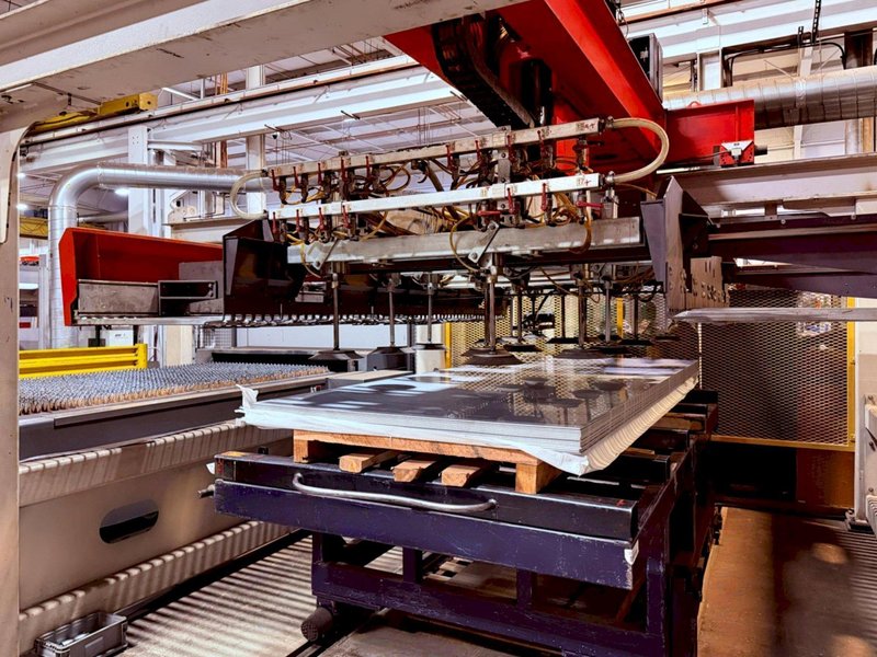 6000 KW BYSTRONIC BYSPRINT FIBER 3015 LASER. STOCK # 0327526