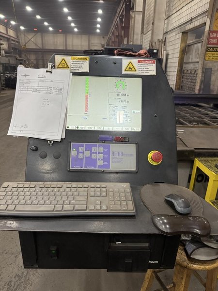 6′ x 12′ Hornet HD Retro HHD78ETR150 CNC Plasma Cutting System, 2011 – Hypertherm HPR130