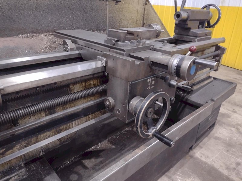13" X 50" CLAUSING COLCHESTER MODEL #13 ENGINE LATHE 1.65" HOLE: STOCK #23357