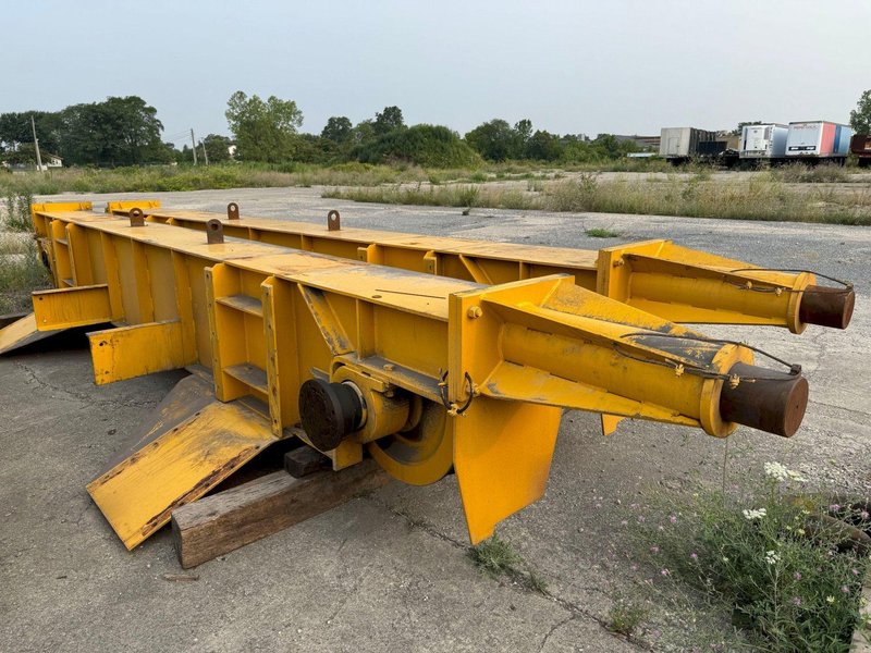 75 TON X 57' SPAN CRANE MFG OVERHEAD BRIDGE CRANE. STOCK  # 0790324