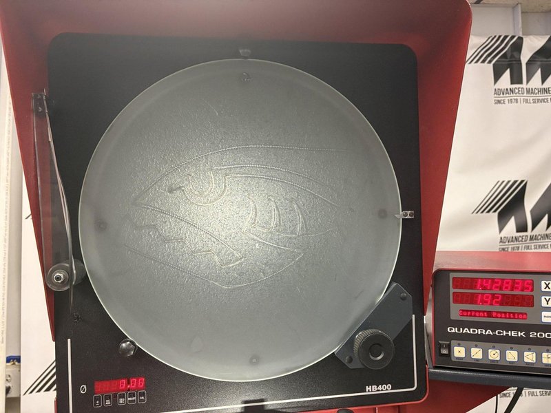 16" STARRETT Model HB400 Comparator - Serviced and Calibrated.