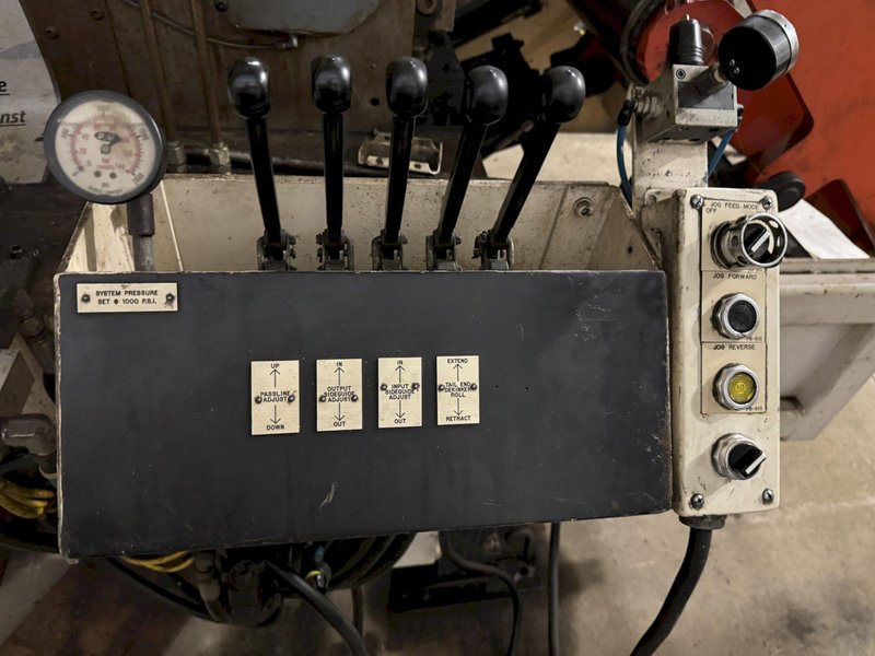 30,000 LB X 42" X .312" U.S. MACHINE CO M24 COIL-FEEDLINE. STOCK # 0446525