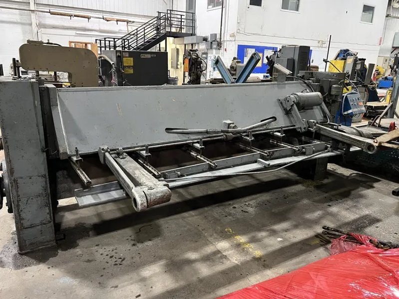 NIAGARA 10' X 3/16" POWER SQUARING SHEAR, STOCK 14182J