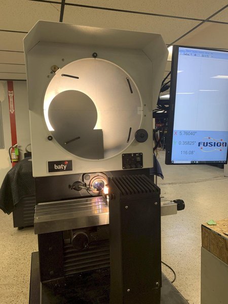 16" BATY Model R400 Bench Top Optical Comparator, S/N 2056.